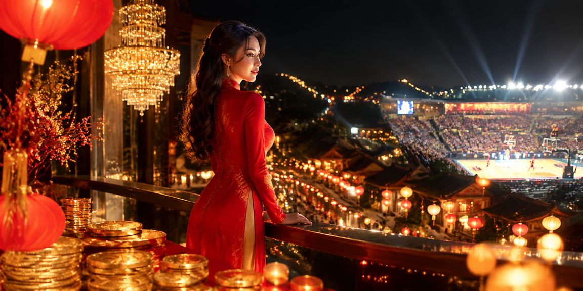 Người chơi cá cược bóng đá tại Hội An với trang phục truyền thống áo dài